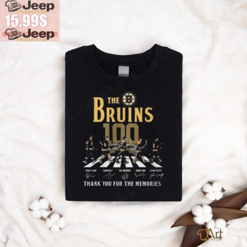 The Boston Bruins 100 Thank You For The Memories T Shirt