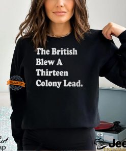 The British Blew A Thirn Colony Lead Red Philadelphia T Shirt