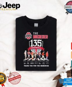 The Buckeyes Abbey Road 135 Years 1890 2024 Thank You For The Memories Signatures Shirt