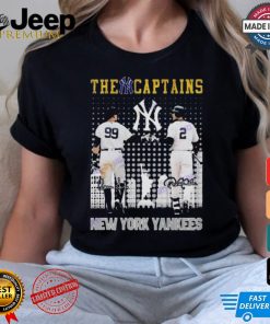 The Captains New York Yankees Aaron Judge Signatures Shirt