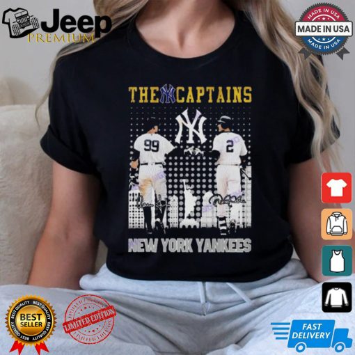 The Captains New York Yankees Aaron Judge Signatures Shirt