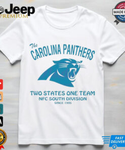 The Carolina Panthers all Two States One Team NFC South Division since 1995 shirt