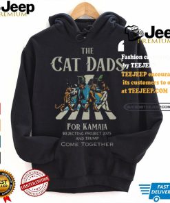 The Cat Dads For Kamala Rejecting Project 2025 And Trump Come Together Shirt