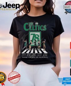 The Celtics 78 Years Of 1968 2024 Boston Celtics Thank You For The Memories T Shirt