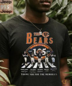 The Chicago Bears 1920 2025 Signature Thank Your For The Memories Unisex T Shirt