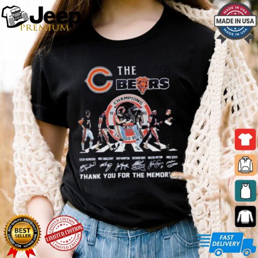 The Chicago Bears Champions Thank You For The Memories T Shirt