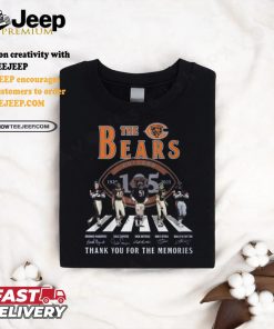 The Chicago Bears Soccer Team NFL Thank You For The Memories T Shirt