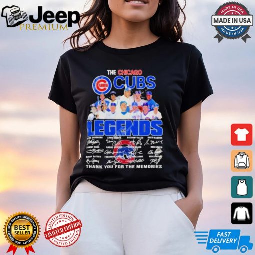 The Chicago Cubs Legends Thank You For The Memories T Shirt