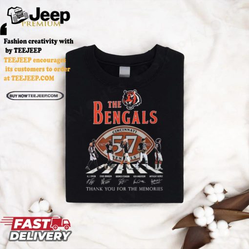 The Cincinnati Bengals NFL Thank You For The Memories T Shirt