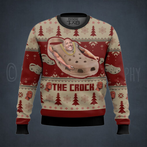 The Crock The Rock Meme Ugly Sweater