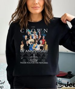 The Crown 08th Anniversary 2016 – 2024 Thank You For The Memories Signatures Shirt