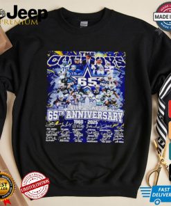 The Dallas Cowboys 65th anniversary 1960 2025 signatures shirt