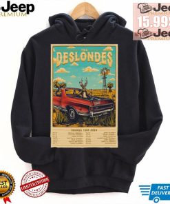 The Deslondes Summer Tour 2024 Poster shirt