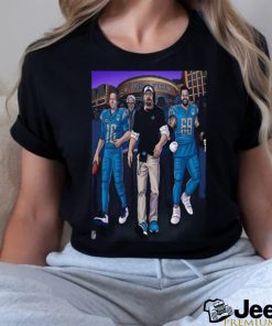 The Detroit Lions On To The NFC Championship Title With All Of Detroit Behind Them 2024 Shirt