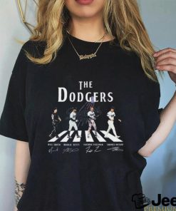 The Dodgers Abbey Road Will Smith Mookie Betts Freddie Freeman Shohei Ohtani Signatures Shirt