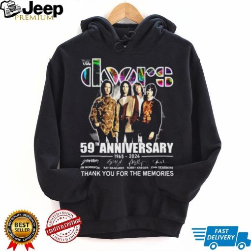 The Doors 59th Anniversary 1965 2024 Thank You For The Memories Signatures Shirt