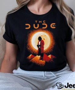 The Dude The Big Lebowski in the style of Dune shirt