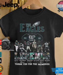 The Eagles Philadelphia Thank You For The Memories Signatures Shirt