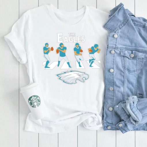 The Eagles outline player Philadelphia Eagles football logo 2024 shirt