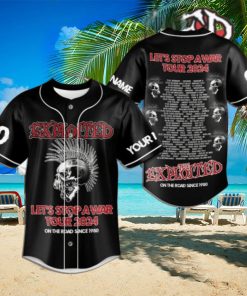 The Exploited Let’s Stop Awar Tour 2024 On The Road Since 1980 Custom Baseball Jersey