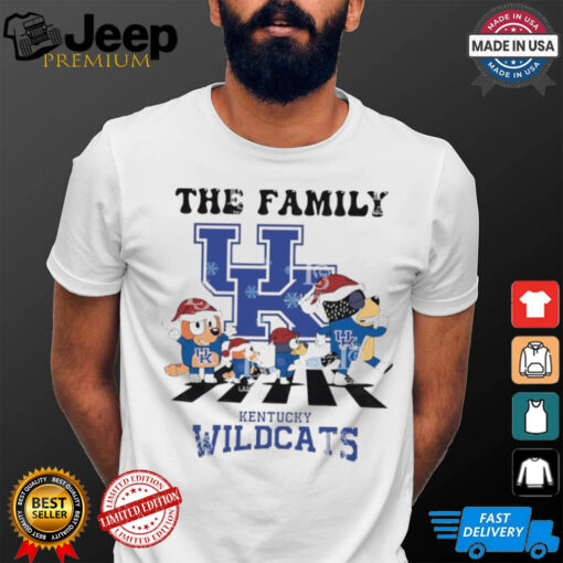 The Family Bluey Abbey Road Kentucky Wildcats Christmas 2024 shirt