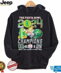 The Fiesta Bowl 2024 Champions Oregon Ducks 45 6 Liberty Flames shirt