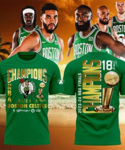 The Final 2023 2024 NBA Champions Boston Celtics Different Here 3D T Shirt – Green