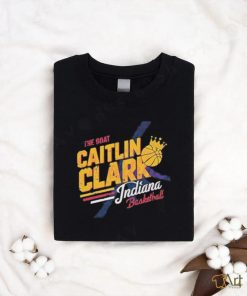 The Goat Caitlin Clark Indiana Basketball Crown T Shirt