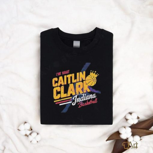 The Goat Caitlin Clark Indiana Basketball Crown T Shirt