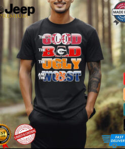 The Good Alabama Crimson Tide The Bad Georgia Bulldogs The Ugly Tennessee And The Worst Auburn Tigers Shirt