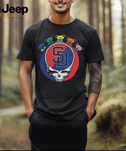 The Grateful Dead Mixed San Diego Padres T Shirt