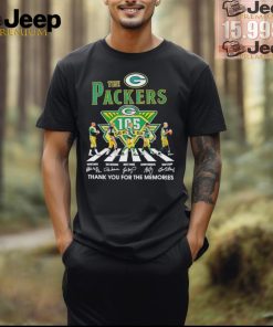 The Green Bay Packers Legends Abbey Road thank you for the memories signatures shirt