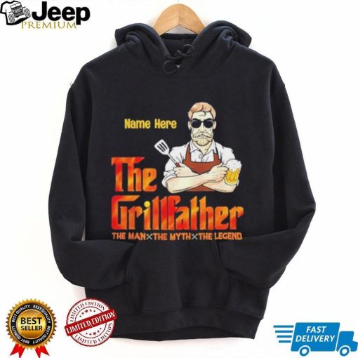 The Grillfather Thew Man The Myth The Legend Shirt