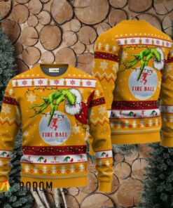 The Grinch Hand Fireball Ugly Christmas Sweater