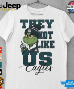 The Grinch Philadelphia Eagles They Not Like Us Eagles T shirts