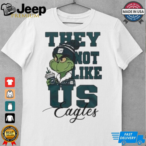 The Grinch Philadelphia Eagles They Not Like Us Eagles T shirts