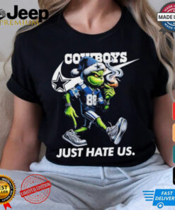 The Grinch X Dallas Cowboys Nike Just Hate Us Christmas Shirt