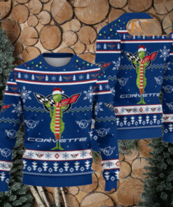 The Grinch x Chevrolet Corvette Christmas Ugly Sweater