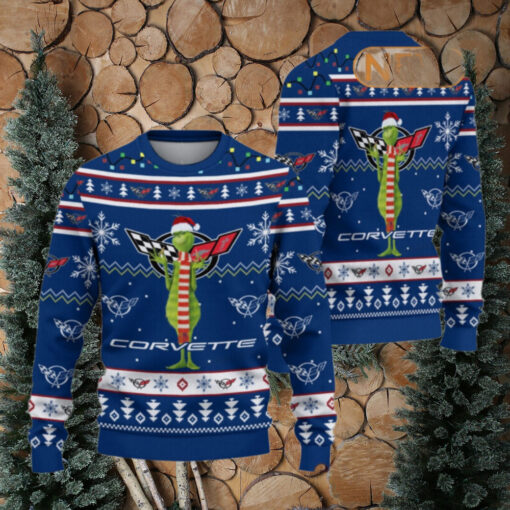 The Grinch x Chevrolet Corvette Christmas Ugly Sweater