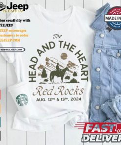 The Head And The Heart Red Rocks 2024 Event Shirt