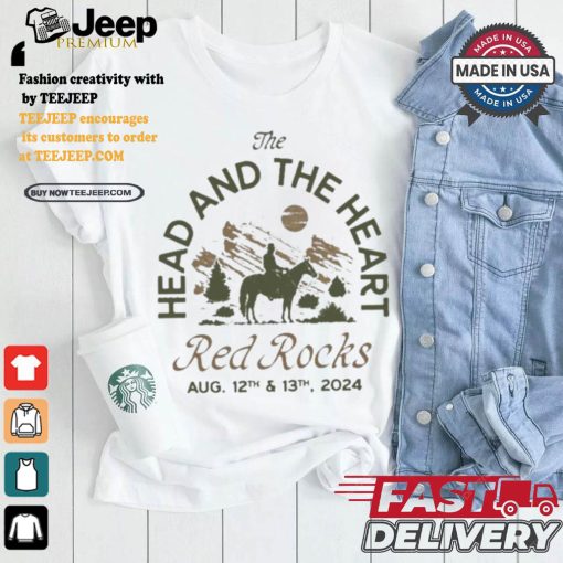 The Head And The Heart Red Rocks 2024 Event Shirt