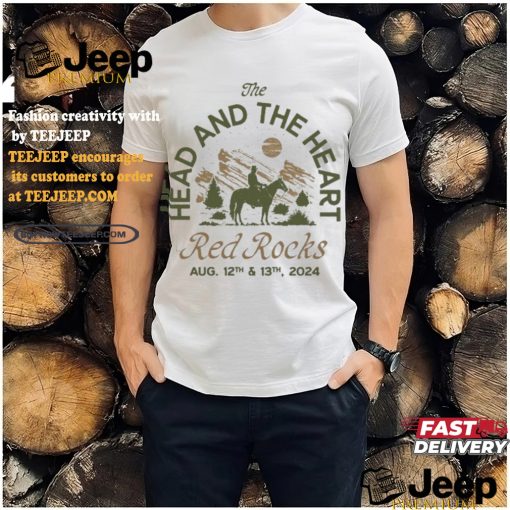 The Head And The Heart Red Rocks 2024 Event T Shirt