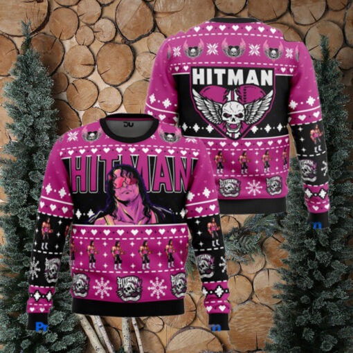 The Hitman Bret Hart Wrestler Ugly Christmas Sweater