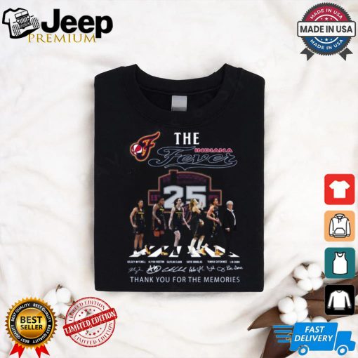 The Indiana Fever WNBA Thank You For The Memories T Shirt