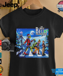 The Jingle Bells Holiday Road Christmas vintage shirt featuring a nostalgic holiday design with classic Christmas elements and a retro aesthetic.