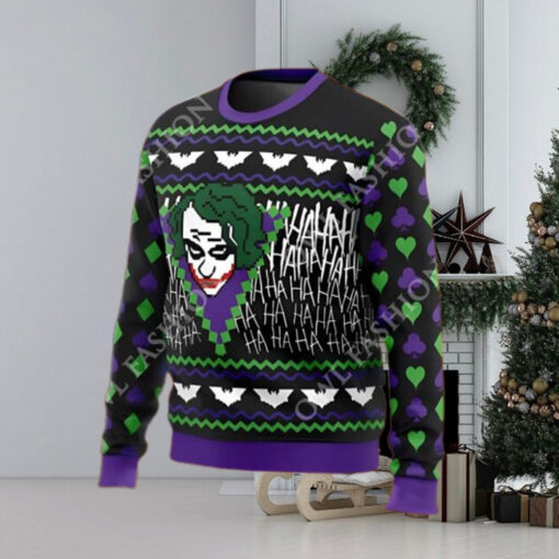 The Joker Happy Face Ugly Christmas Sweater