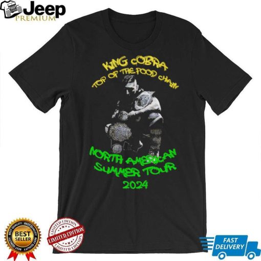 The King Cobra exotic top of the food chain tour shirt