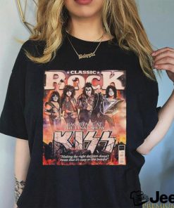 The Latest KISS Magazine Cover Classic Rock Mag Issue 323 Feb 2024 Backstage At The Final Show Shirt