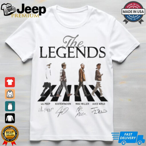 The Legends Abbey Road Juice WRLD Lil Peep Mac Miller Shirt 2D Print, Hoodie