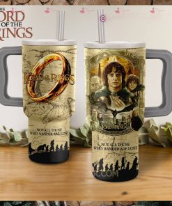 The Lord Of The Rings Not All Those Who Wander Are Lost 40oz Tumbler With Handle